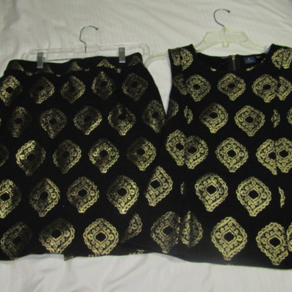 Kaari Blue 2 piece skirt set